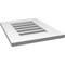 Ekena Millwork Vertical Surface Mount PVC Gable Vent: Functional, w/ 3-1/2"W x 1"P Standard Frame, 16"W x 20"H GVPVE16X2001SF - alternate 5